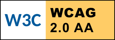 Level AA conformance,
            W3C WAI Web Content Accessibility Guidelines 2.0